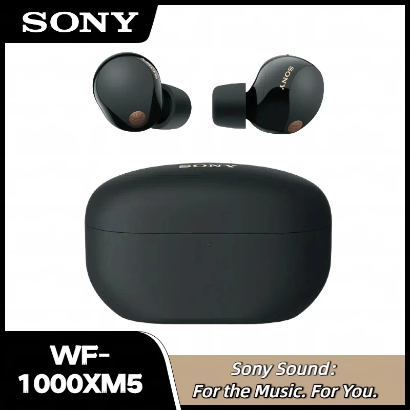 New Sony WF-1000XM5 Wireless Bluetooth Earphones Noise Cancelling Earbuds In Ear HiFi Sports Headphones With Microphone