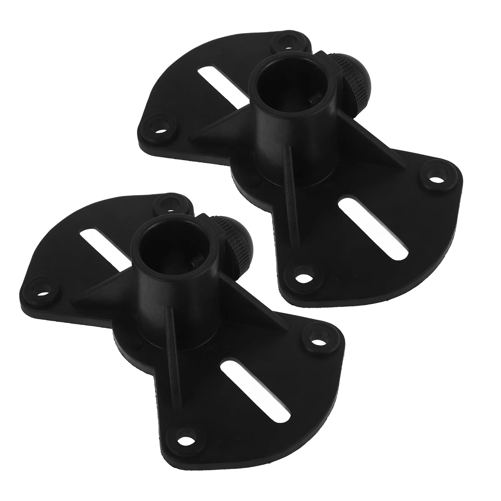 

2pcs Plastic Speaker Tray Desktop Stand For Sound Equipment Stable Base Small Speaker Riser Bookshelf Amplifier Support