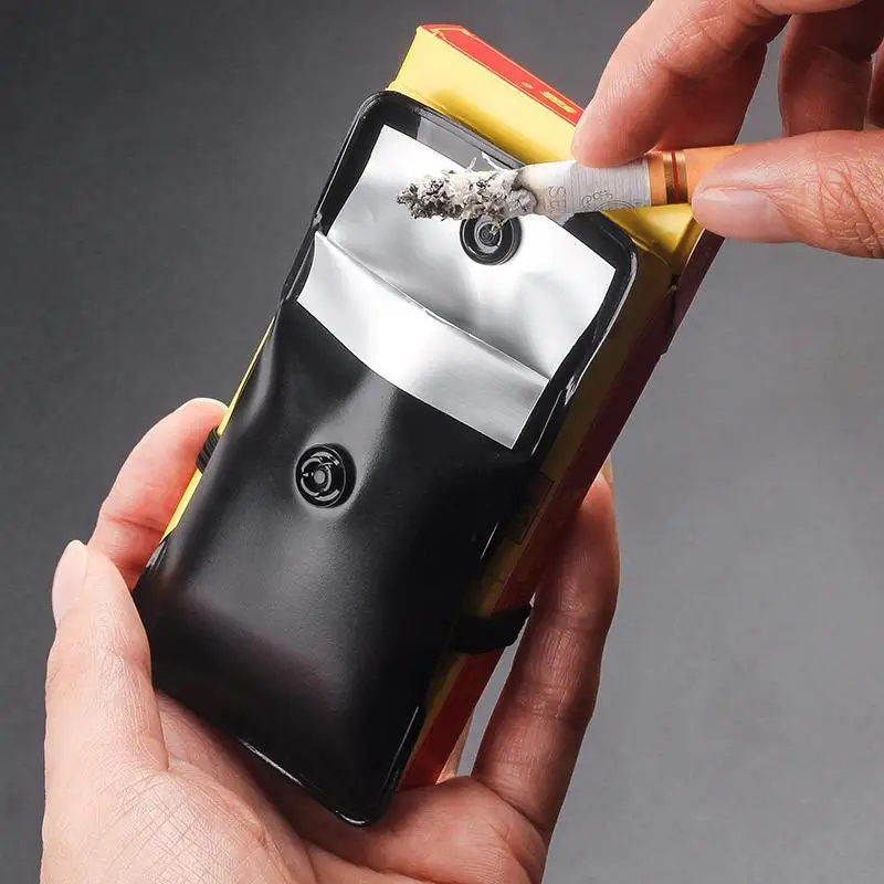 1 PCS Portable Mini Pocket Fireproof Storage Bag, Elastic-Tied Storage Bag For Case Outdoor Travel Use