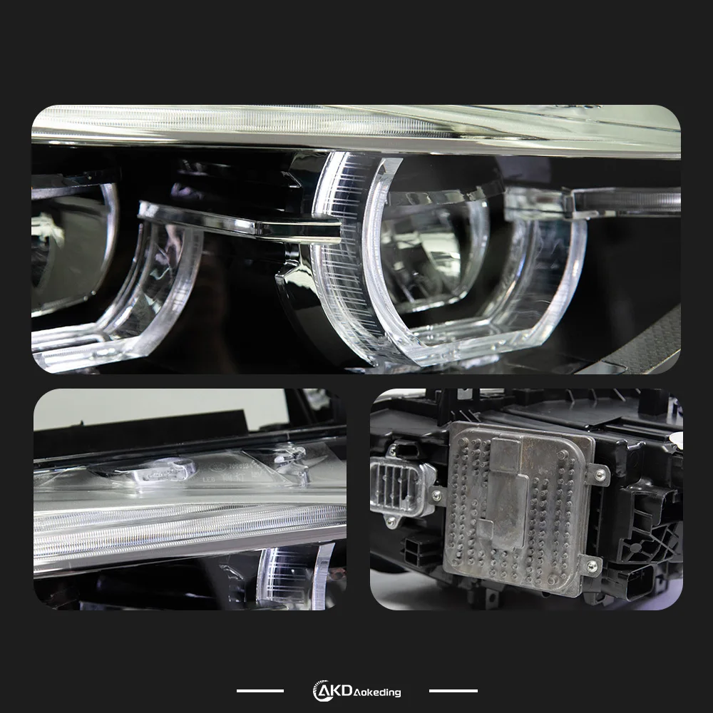 Auto Parts For 3 Series F30 Headlights 2013-2019 F31 F35 320i latest Styling LED DRL Dual Projector Car Accesorios Modified