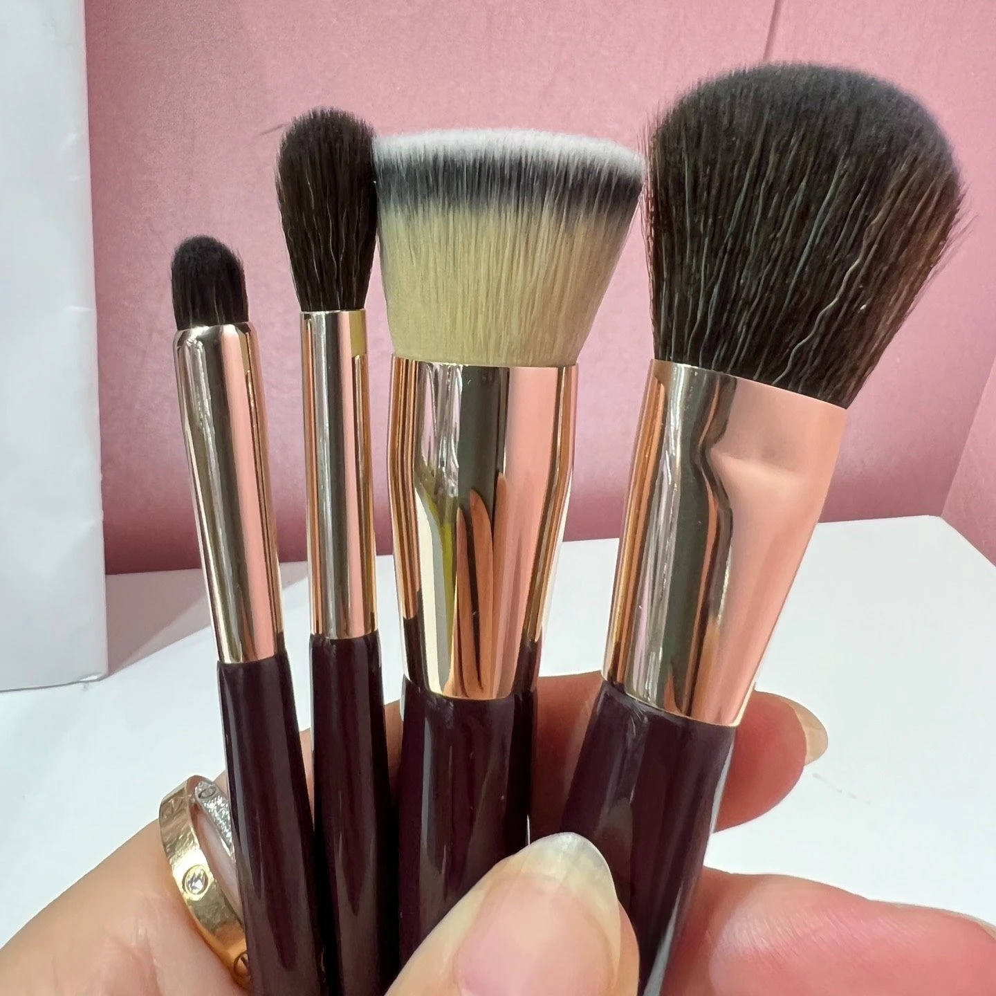 Urlaub Geschenke Luxus Marke Make-Up Pinsel Set Foundation Pinsel Rouge Pinsel Lidschatten Pinsel Lidschatten Mischpinsel Tragbare