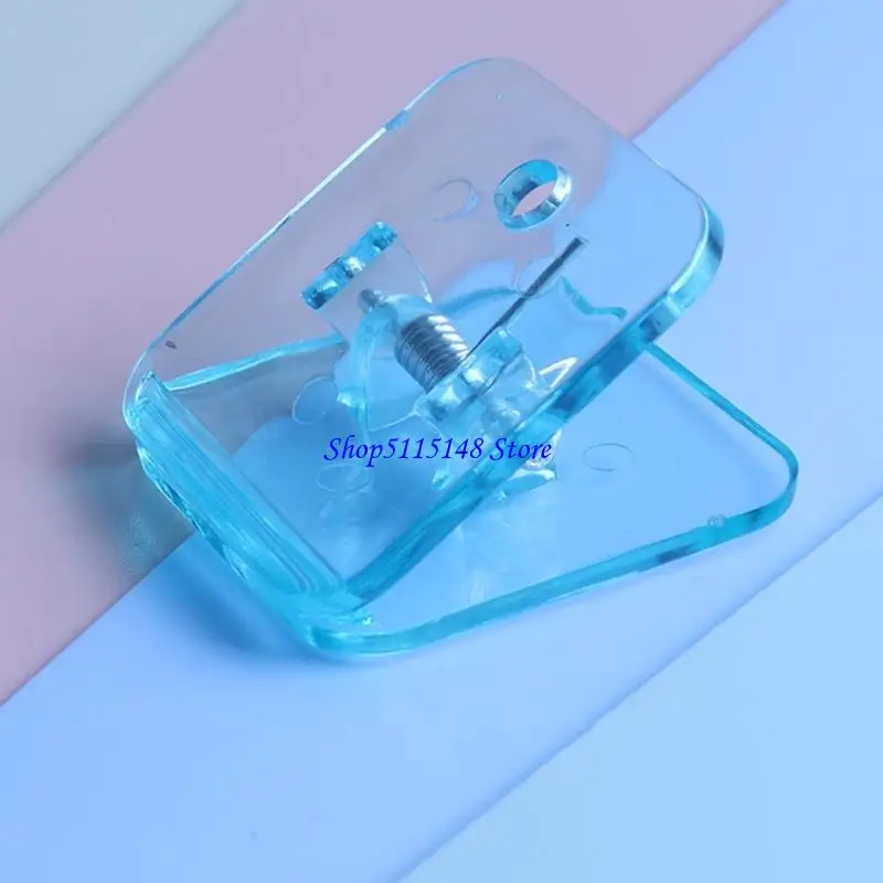F3MA 100pcs Clear Paper Clamp Clamp Square Paper Paper Clip Clip File Clip for Office