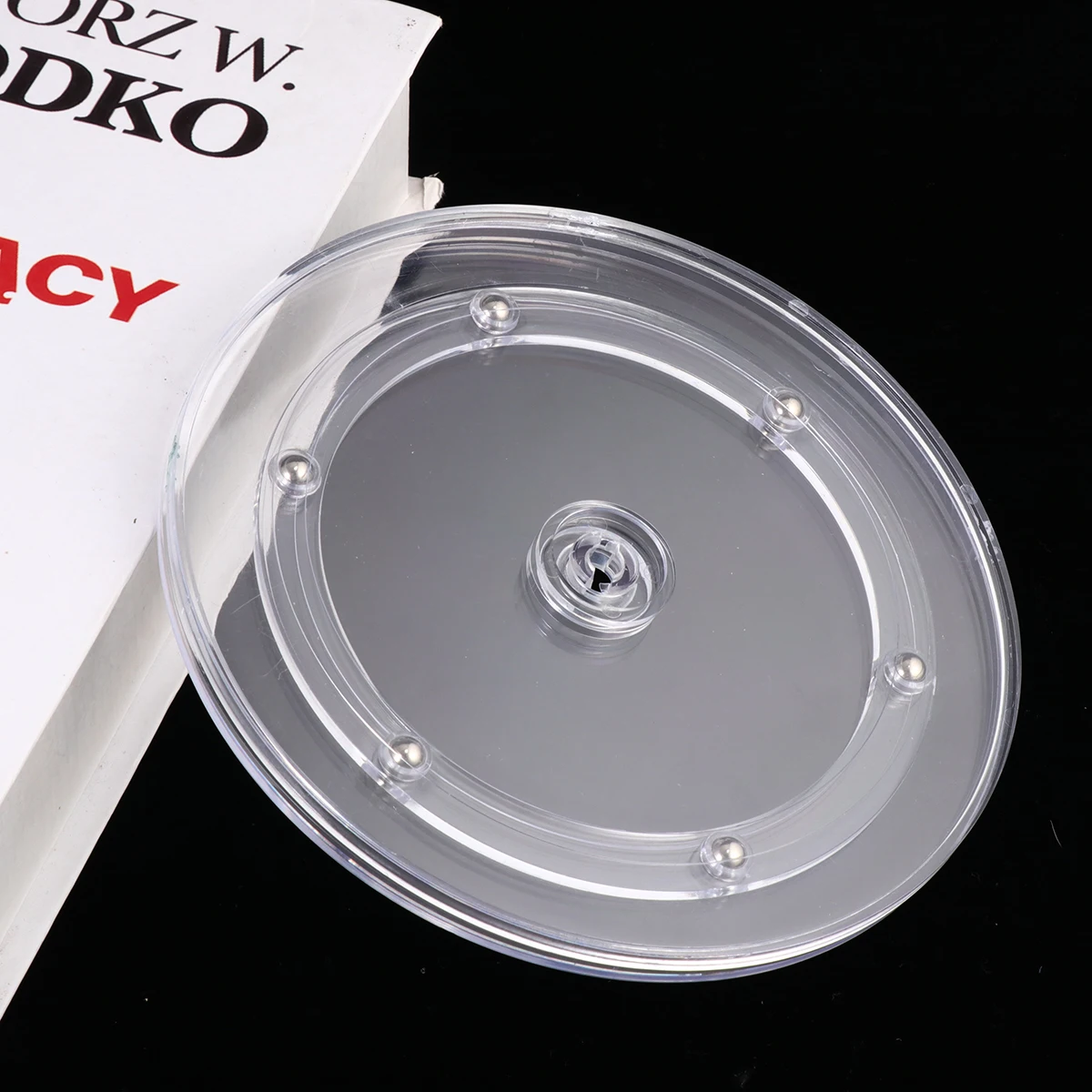 

8 Inches Cake Turntable St Acrylic Rotating Platform for Baking Decorating Smooth 360 Degree Clockwise Counterclockwise Kitchen