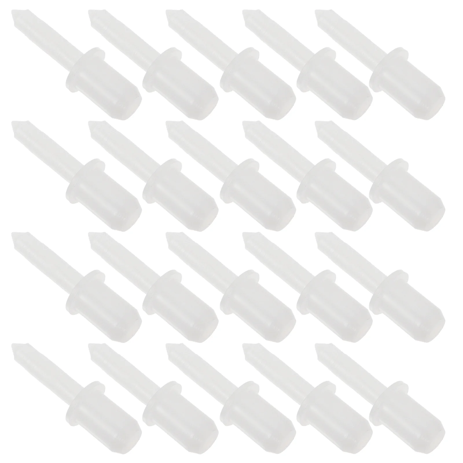 60 Pcs Accessories for Shutter Repair Pins Replacement Louvers Fastener Blinds Plastic Parts Window Replacing White Telescopic