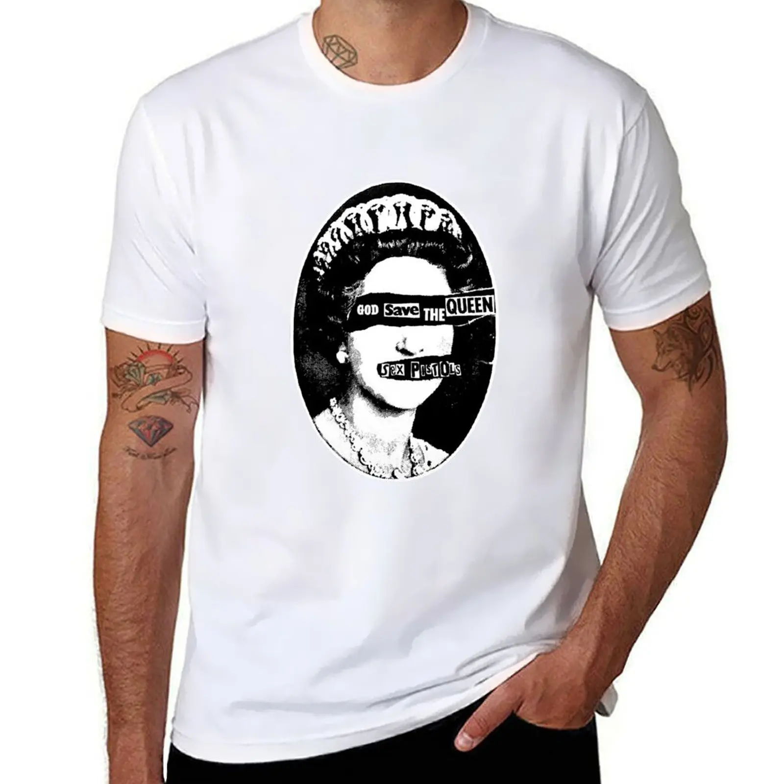 

God Save The Queen T-Shirt t shirt custom print t shirt men 100% cotton luxury brand T-Shirt