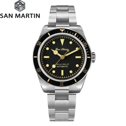 San Martin Upgraded SN004 38mm 6200 Dive Watch Vintage NH35 Automatic Mechanical Sapphire Waterproof 200m Watches Relojes