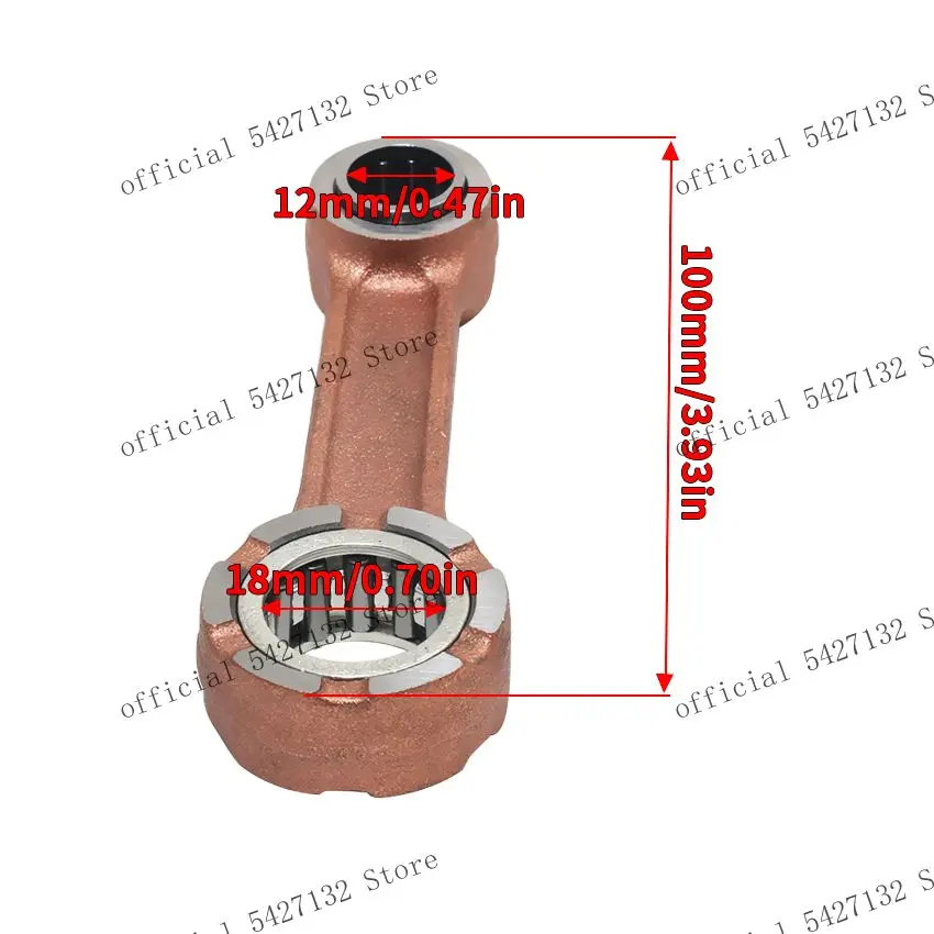 Engine Outboard Connecting Rod Kit For Yamaha 8HP 8 8C M(W)HS/XL MS/LH EMS/L MHS MHL 90209-18112-00 93310-112V0-00 6G1-11681-00