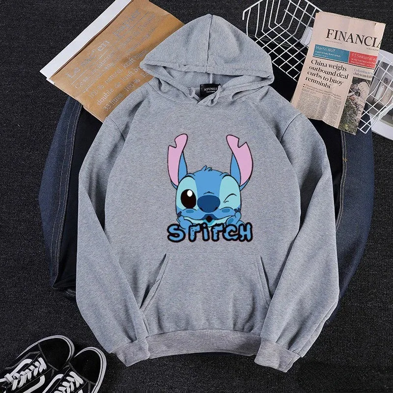 

Lovely Pattern Male Sweatshirts Pocket Loose Mickey Mouse Cartoon Disney Clothing Men Hoodies Autumn Winter Popular Pullover
