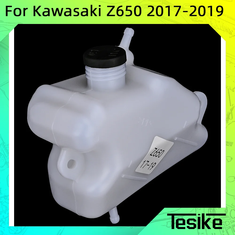 

For Kawasaki Z 650 2017-2019 Motorcycle Coolant Overflow Reservoir Water Tank Radiator Coolant Bottle