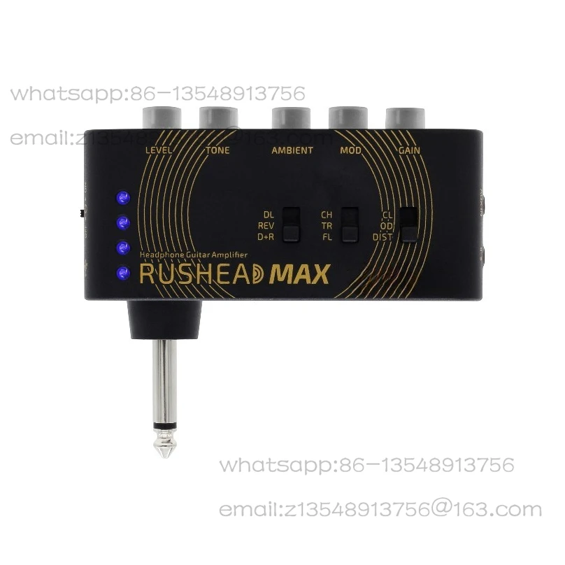 

Портативный усилитель для наушников с Bluetooth, эффектами для бас-гитары и электрогитары, с большим динамиком, цельный блок