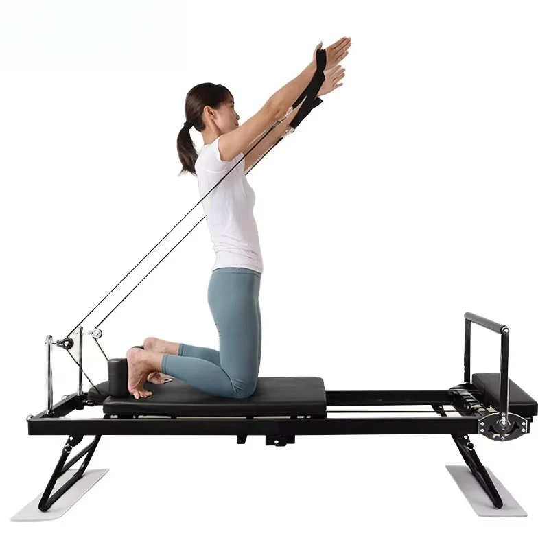 

Yoga Cardio Home and Commercial Fitness Equipment New Adjustable Reformer Foldable Pilates