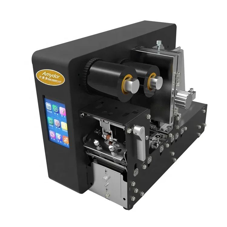 AMD41F Digital Business Cards Hot Stamping Machine Business Card Printer for Garment Tags Printing