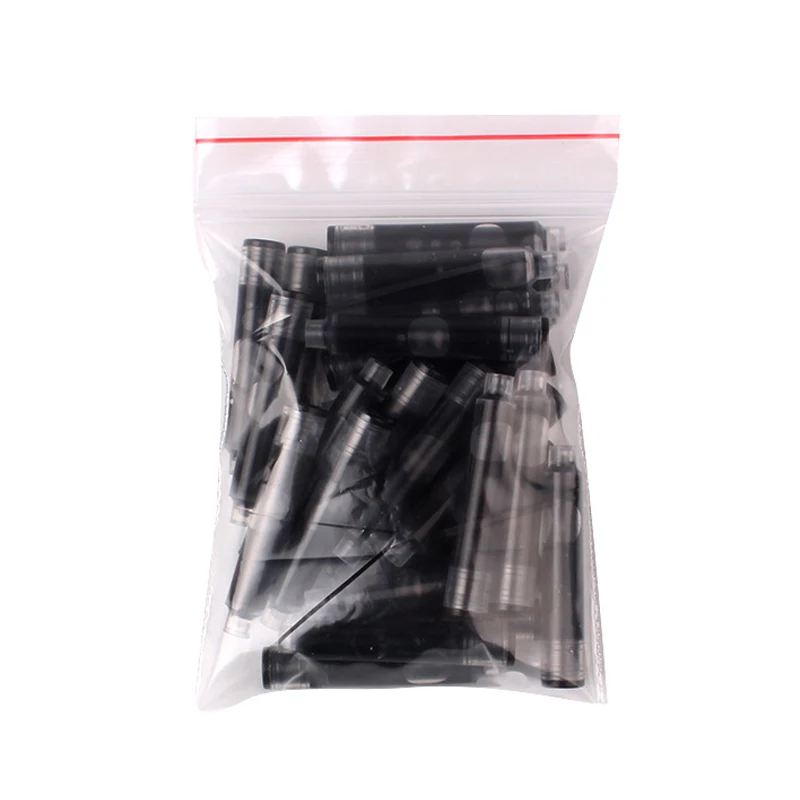 25PCS/Pack Mini Black Ink Cartridges 2.6MM Inner Diameter Short Fountain Pen Ink Small Fountain Pen Refill School Office Supply