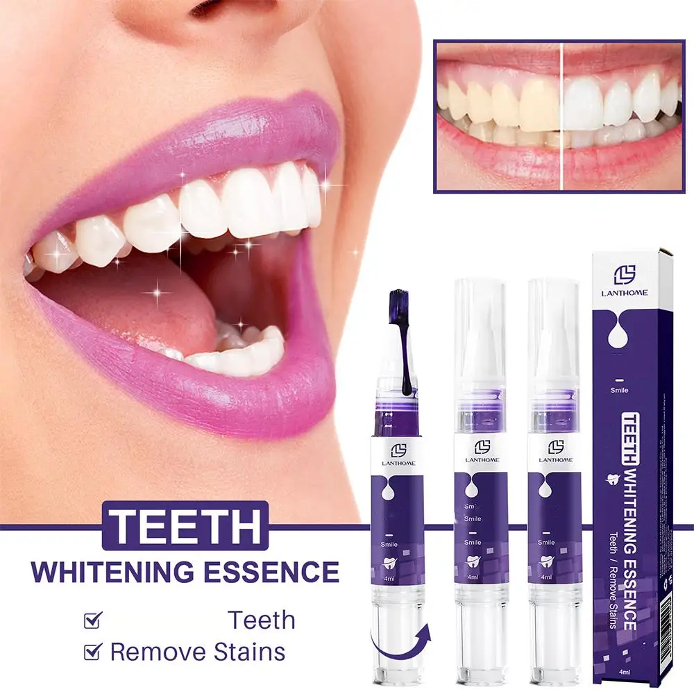 Roxo Whitening Creme Dental Pen, remover a fumaça do dente, manchas de chá, Color Corrector, Lápis, Professional Dental Whitening Tool, V34