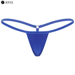 Women's Low Rise Micro Back G-string Thong Panties Stretchy T-back Tangas Low Rise Mini Briefs Hipster Underwear Lingerie