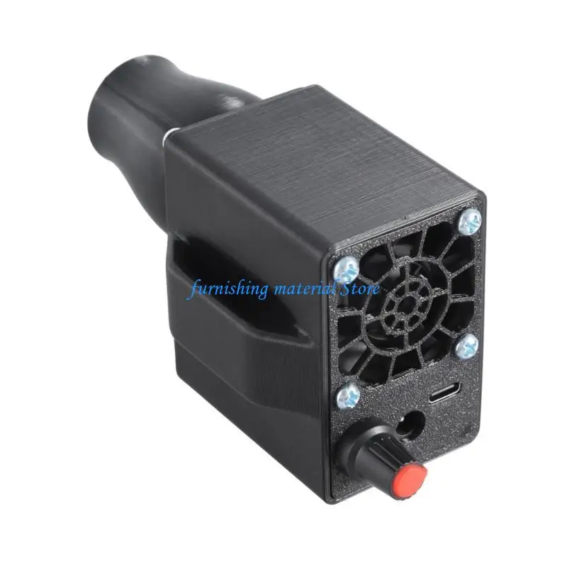 Y5GD المتحمسين في الهواء الطلق منفاخ الهواء الأساسي، مروحة سرعة قابلة للتعديل لحفلات الشواء وحفرة النار خيار فوهة مستديرة