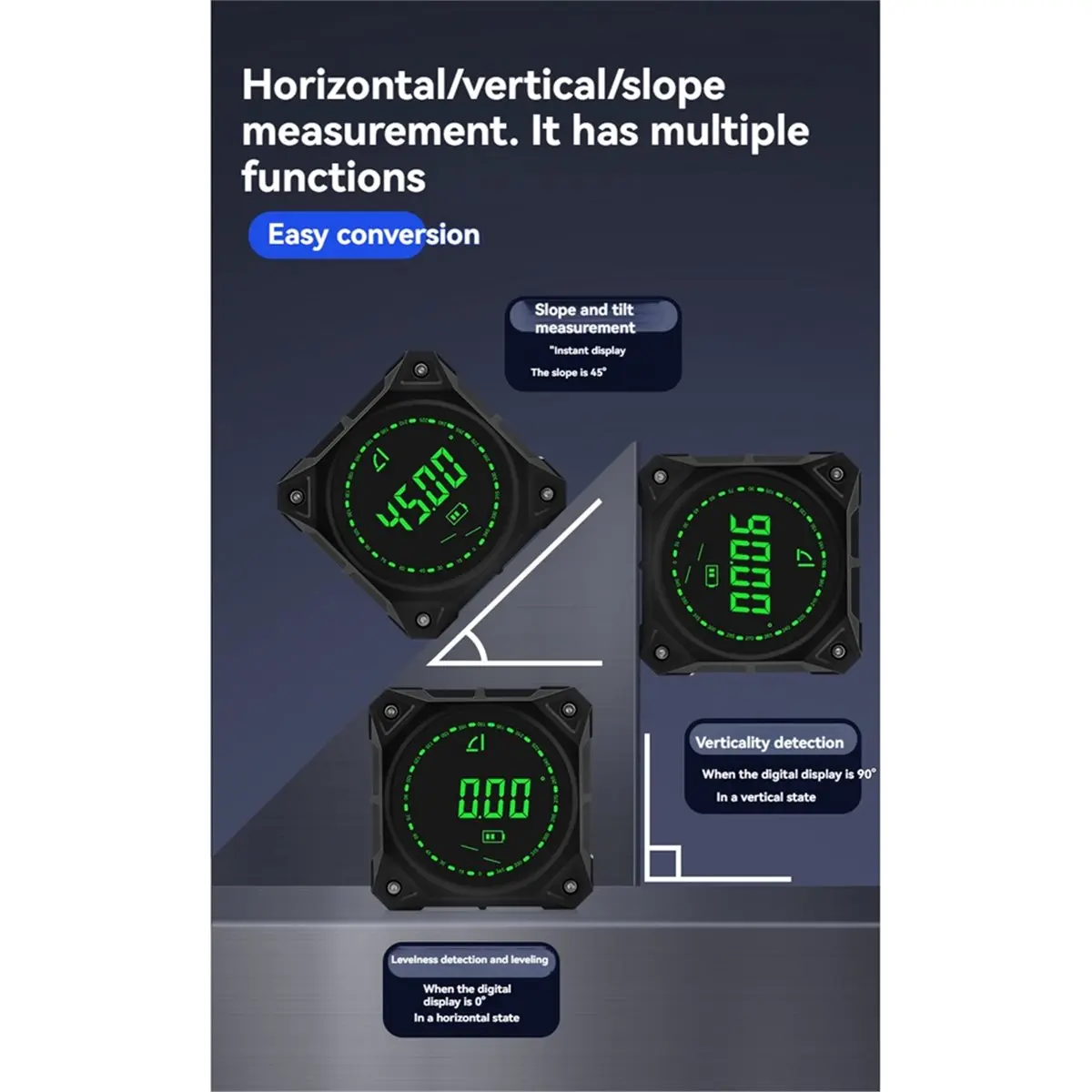 

Новый многофункциональный цифровой угломер-инклинометр 2026 года: измерительный инструмент для измерения углов и наклонов