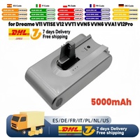 5000mAh Li ion Battery For Dreame Handheld Cordless Vacuum Cleane V11 V11SE V12 VVT1 VVN6 VVA1 Replacement Battery Accessories