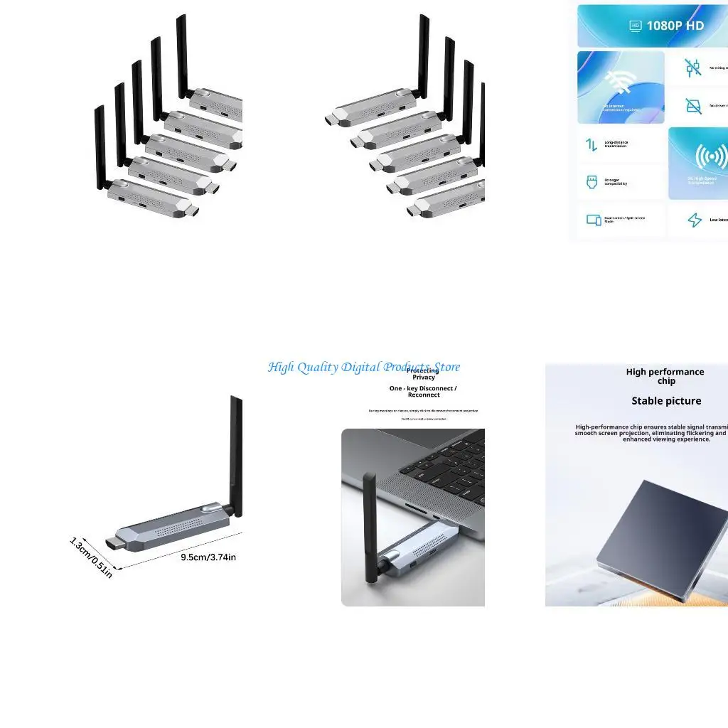 

U2JE Radio Set 1 Disseminator 4 Receivers Remote Broadcasting Distinct Video Synchronization