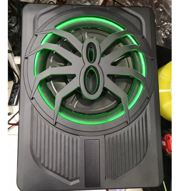 10 Inch Active Car Subwoofer Ultra Thin High Power Luminous Bass Speaker