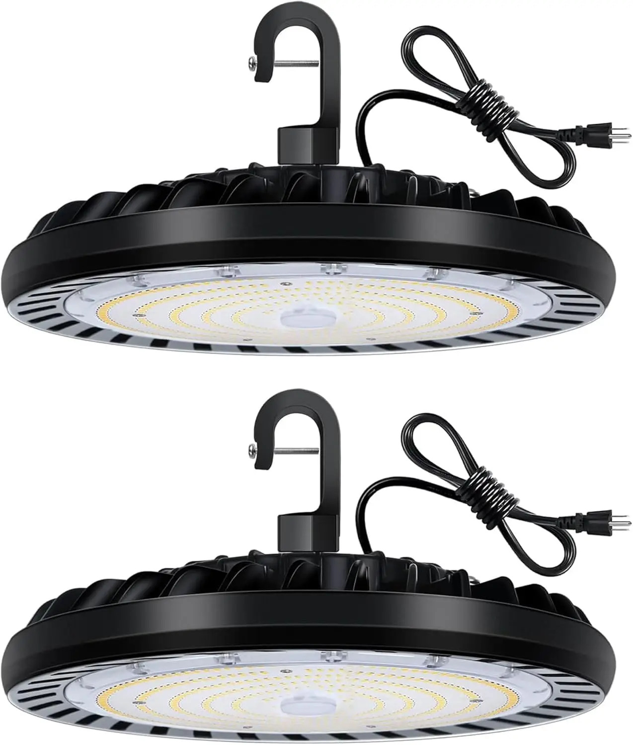 

2 Pack 200W UFO LED High Bay Light, 5000K Daylight White, IP65 Waterproof for Warehouse & Commercial Use