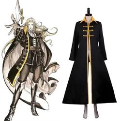 Spiel Alucard Cosplay Kostüm Schwarze Uniform Für Männer Weihnachten Halloween Party Kleidung