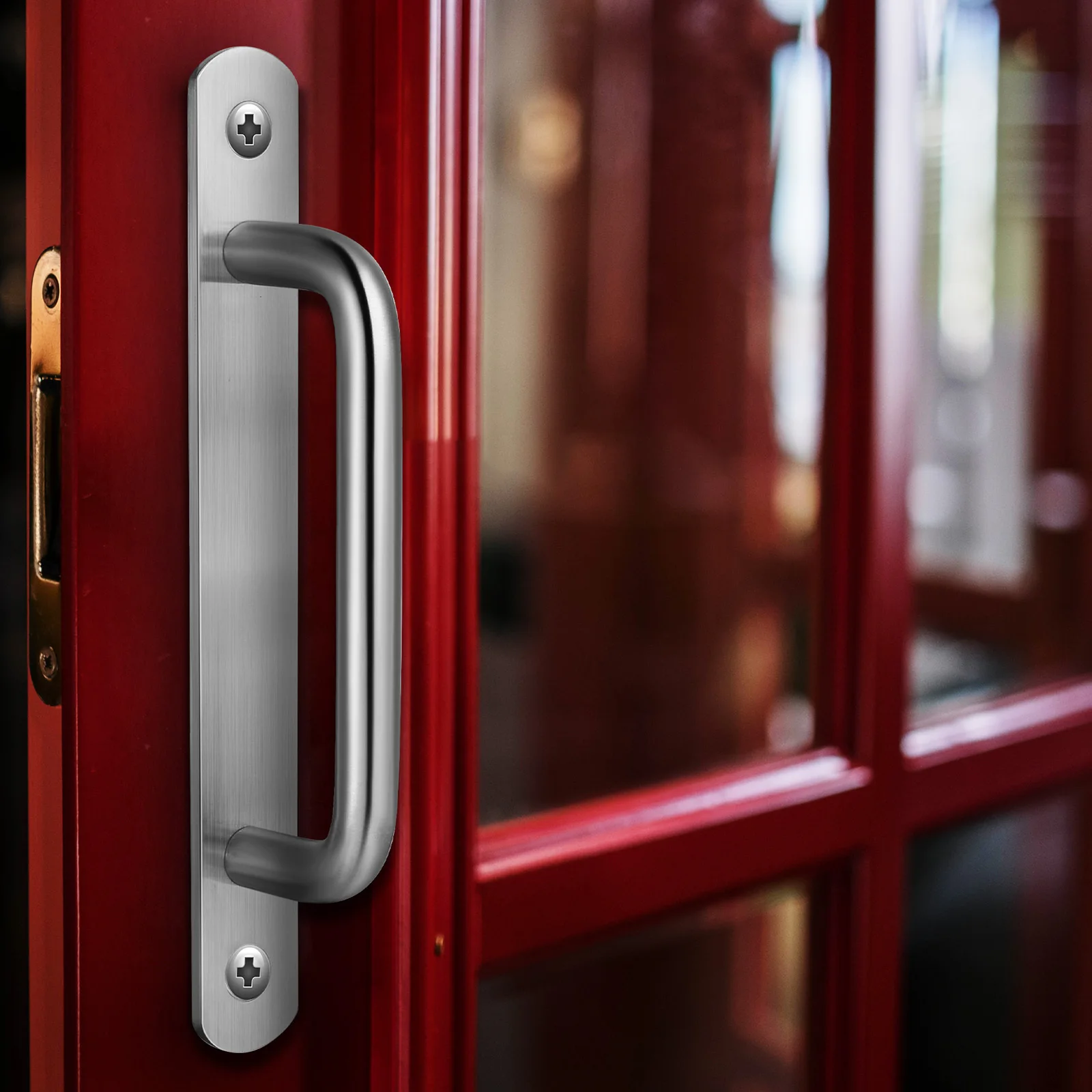 

4 Pcs Door Handle Kitchen Furniture Cabinet Handles for Knobs Drawers Closet Pull Office