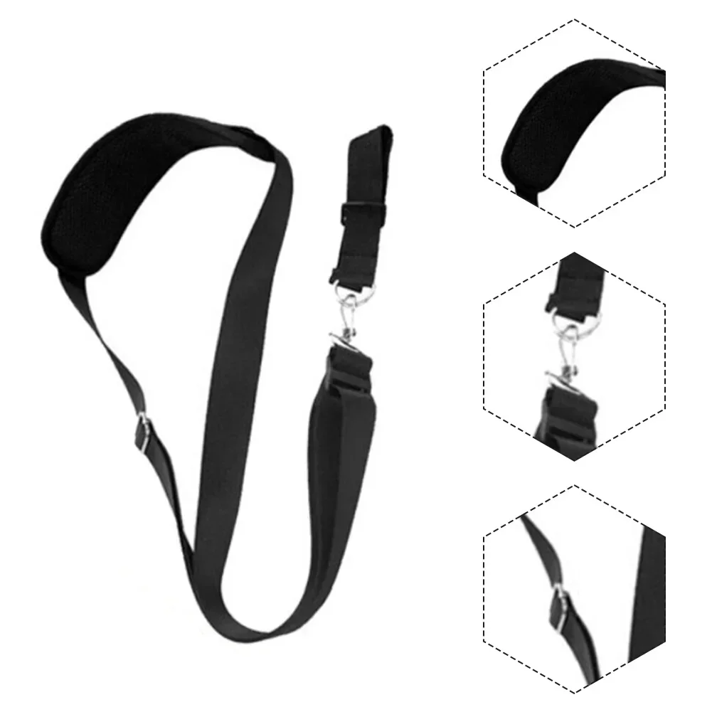 1pc Black Shoulder Strap built-in non-slip glue string trimmer leaf blower multi head system garden power tools accessories