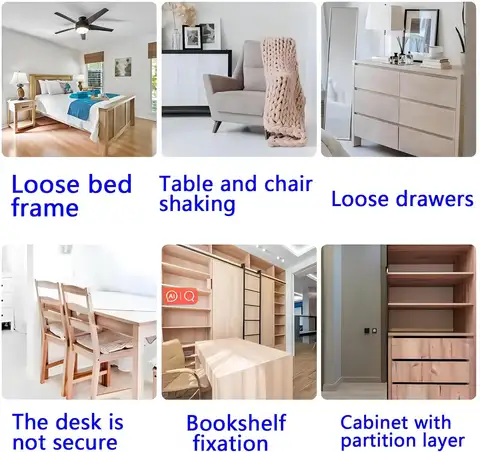 Hyllkonsoler Rostfritt Stål Möbelhörnkoppling För Hyllor Trämöbler Stol Lådor Möbel Triangel Stabilisator 12 best sales träkoppling - №12