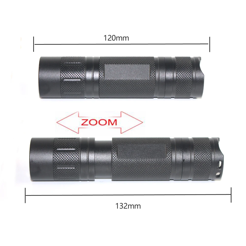 5W 850nm 940nm LED Infrared Flashlight Adjustable Focus Zoomable IR Hunting Lights 18650 Torch Waterproof Night Vision Devices