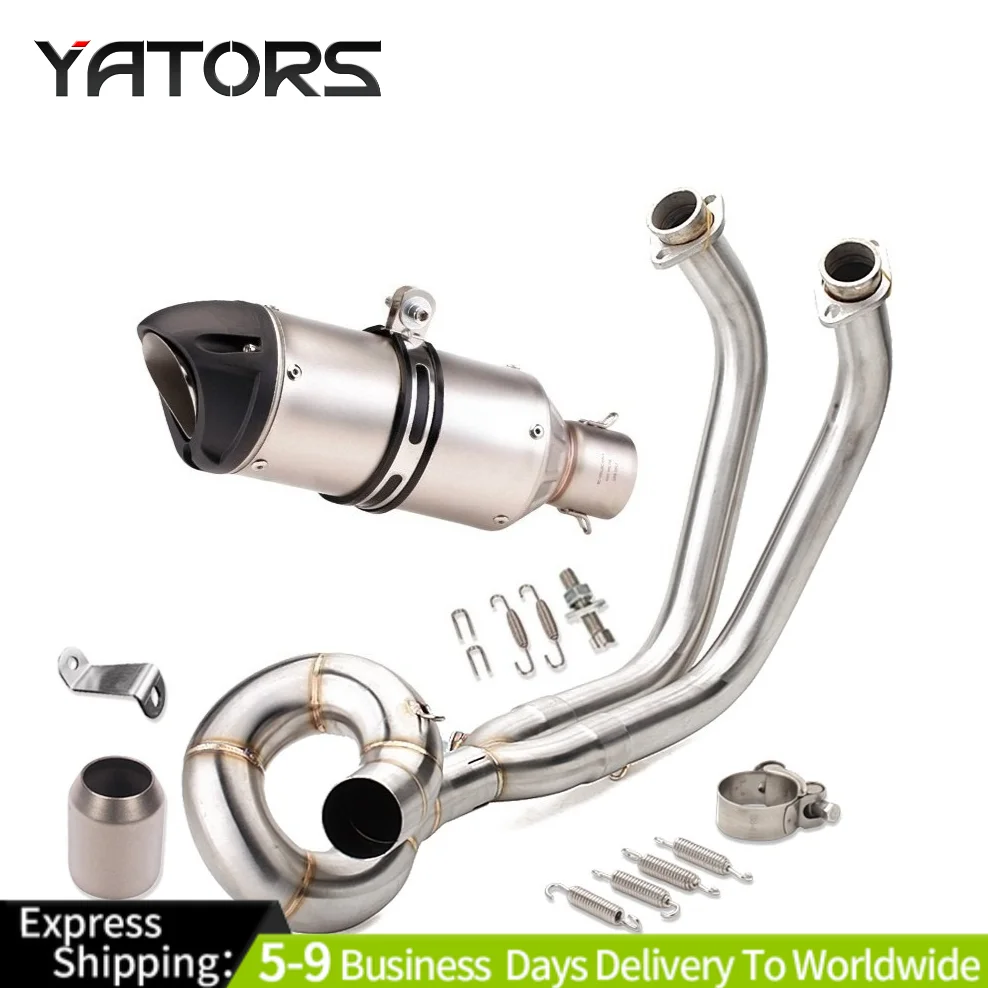 

For Kawasaki Ninja Z650 650 Z650RS 2017-2023 Full Exhaust System Muffler Pipe Exhausts Pipes