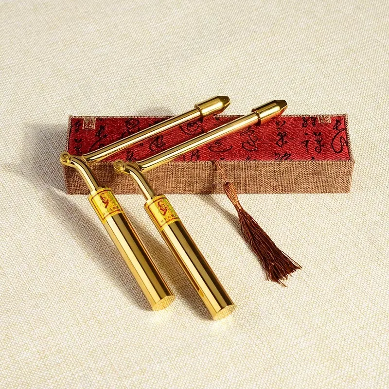 【1 Pair】Dowsing Rod Pure Copper Yanggong Dragon Ruler,  Finding, Point Point, Energy Magnetic Field, Feng Shui Detection