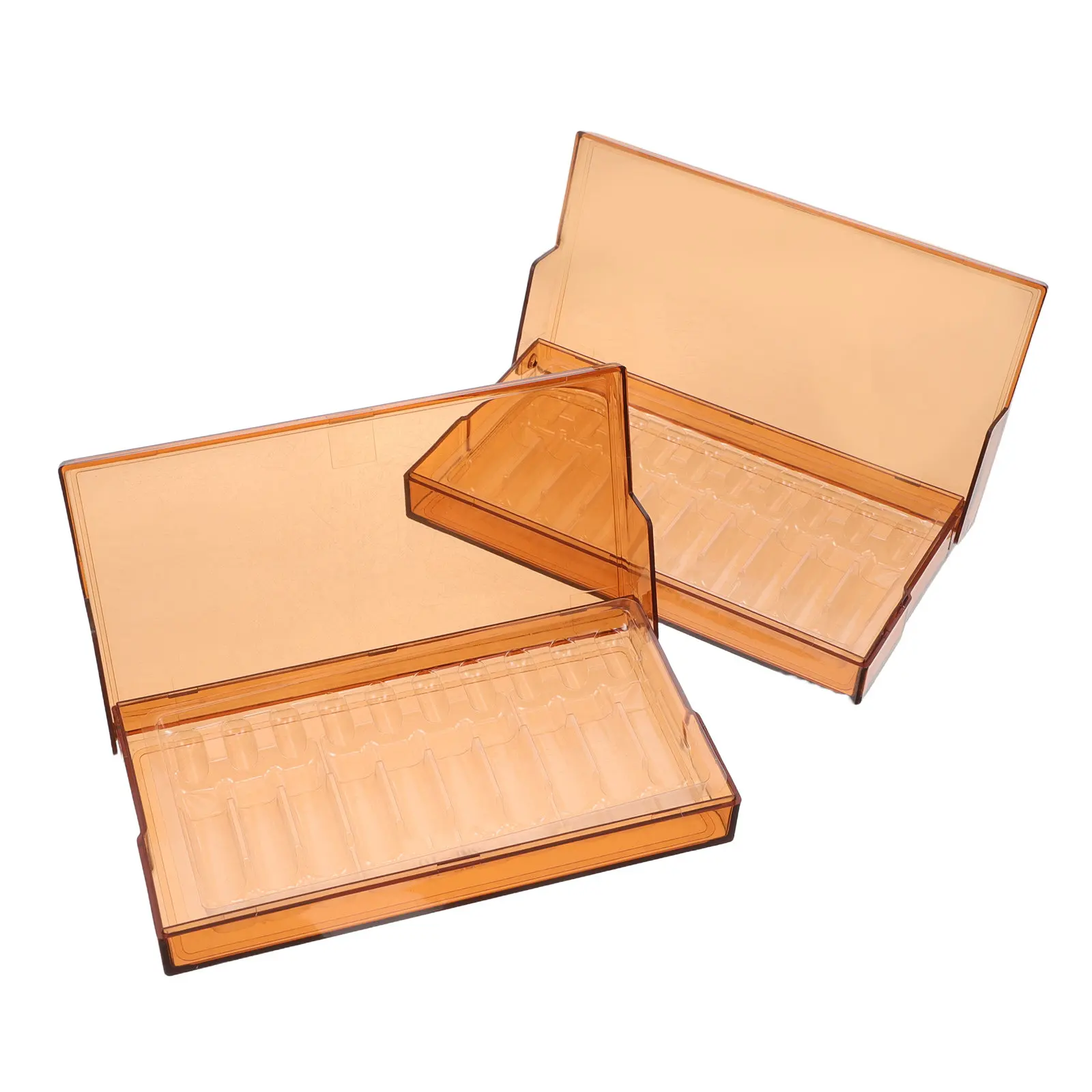 2Pcs Amber Injection Organizer 2Ml Vial Holder Case Portable Lightproof Fridge Storage for Insulin Peptides Emergency