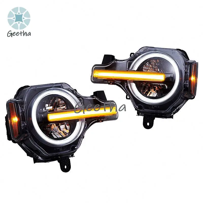 

For Headlamp Turn Light with DRL LED Headlight for Ford Bronco 2021 2022 2023