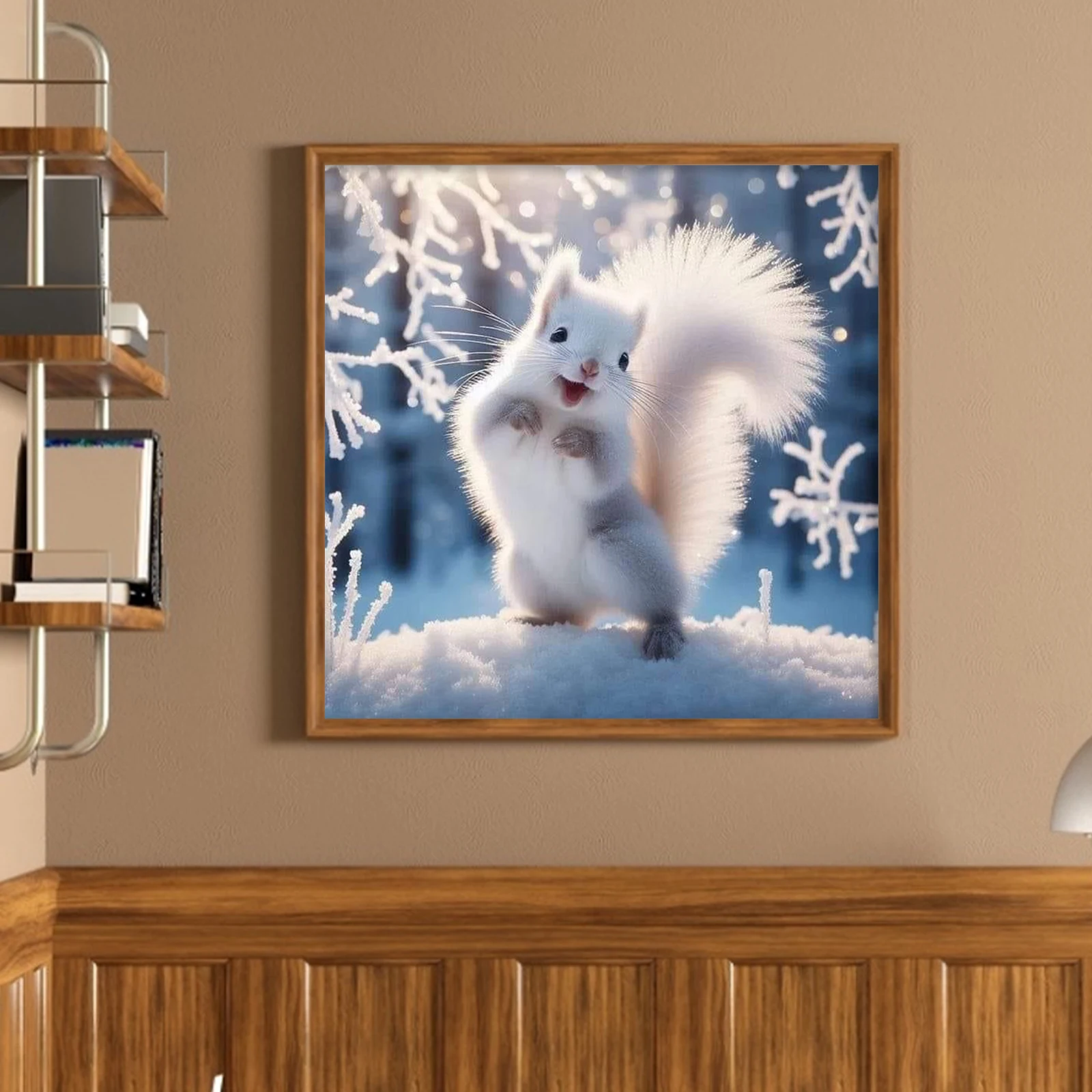 Cross Stitch Stamped Kits Beginners - Animal Full 11CT DIY Stamped Cross