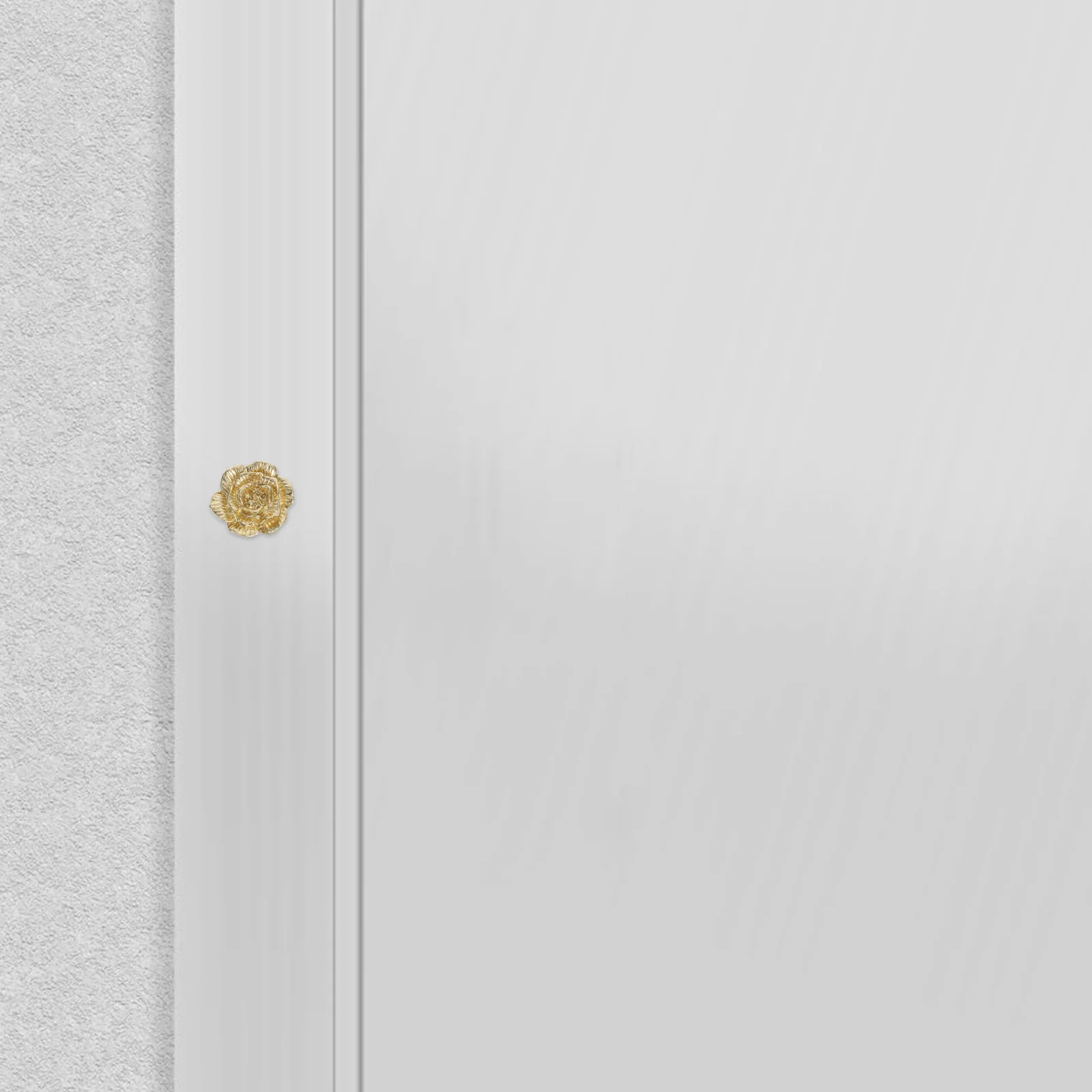 

Vintage Rose Flower Brass Knobs Drawer Pulls Decorative Cabinet Handles For Kitchen Furniture Gold Flower Shape