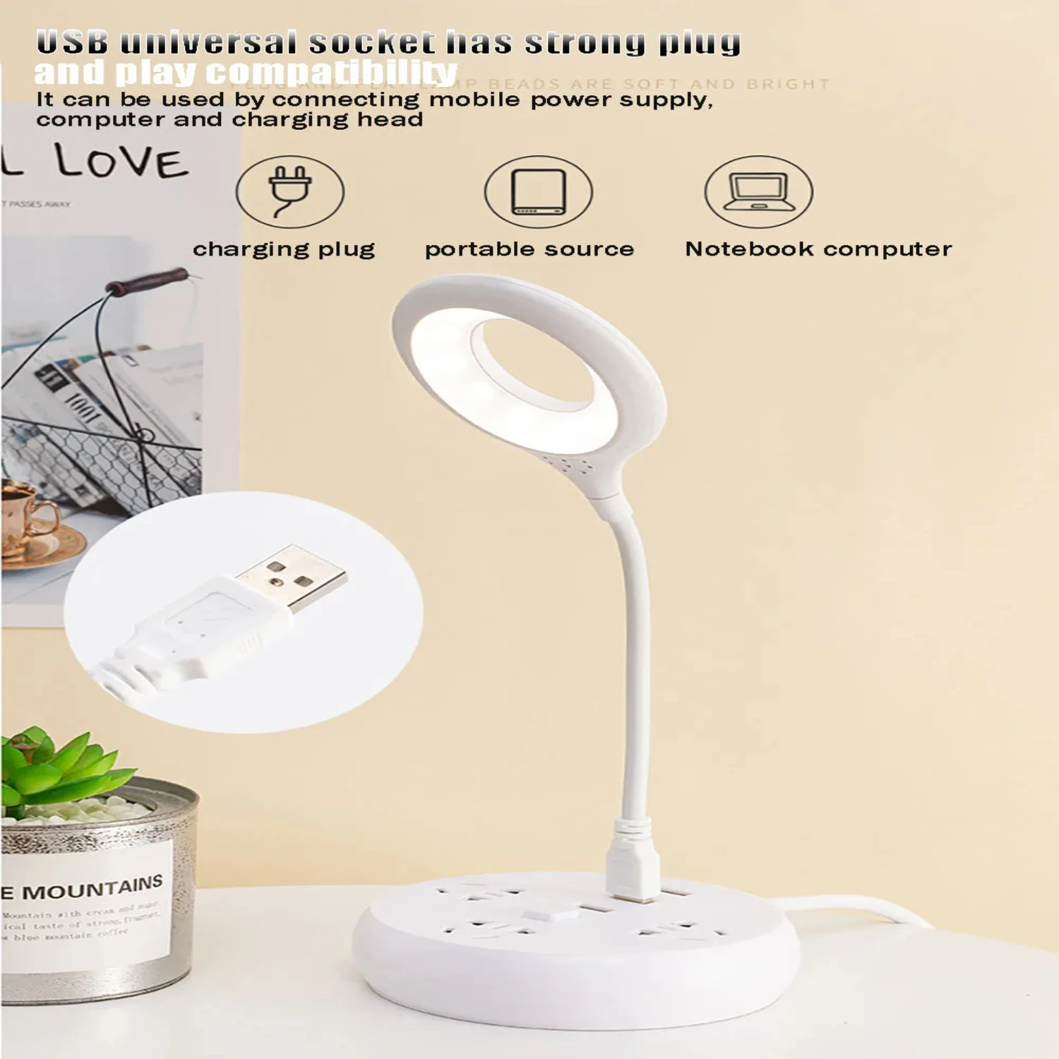 Nowa przenośna lampka nocna USB Mini LED lampka do czytania studenci ochrona oczu lampka nocna do sypialni lampka nocna PC Lighting lam