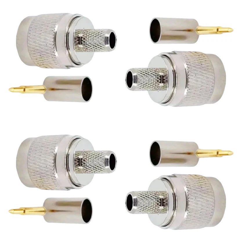 RF Coax Connector L16 N Male PLUG for RG59 LMR240 CNT240 Cable Adapter