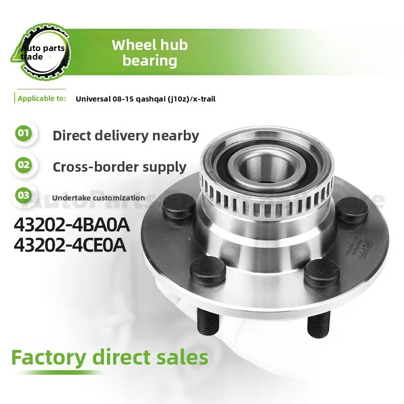 

For Nissan For 2014-2021 Premium Quality Wheel Hub Assembly Unit Bearing Front Rear Axle 43202-4BA0A High Performance Durable De