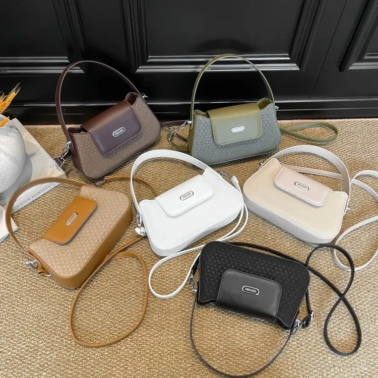 

Women Luxury Messenger Purse Shopper Solid Color Commuter Bag Elegant Leather Diaper Bag Large Capacity Classic