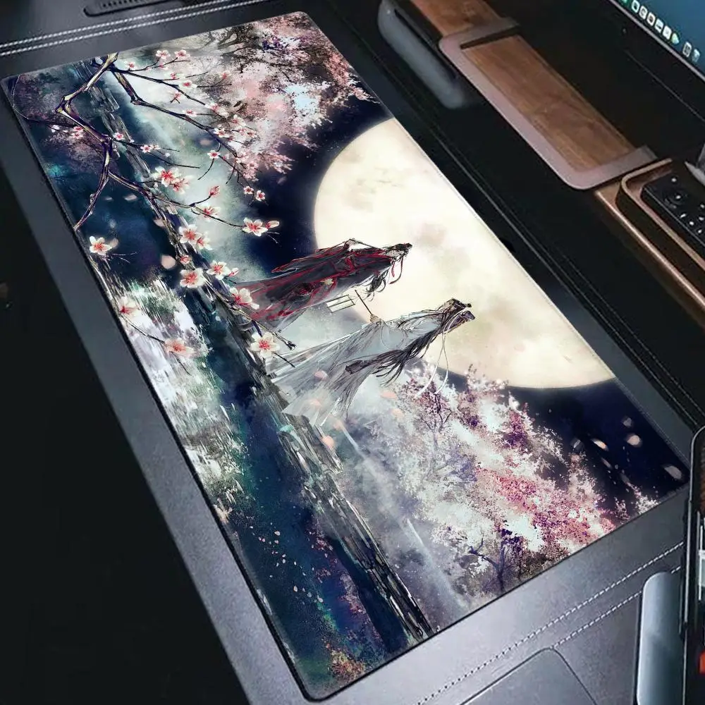 

Коврик для мыши Xxl 900 × 400 Mo Dao Zu Shi Pc, игровой коврик, игровые аксессуары, милый Настольный коврик, коврик для мыши, офисный коврик, коврики