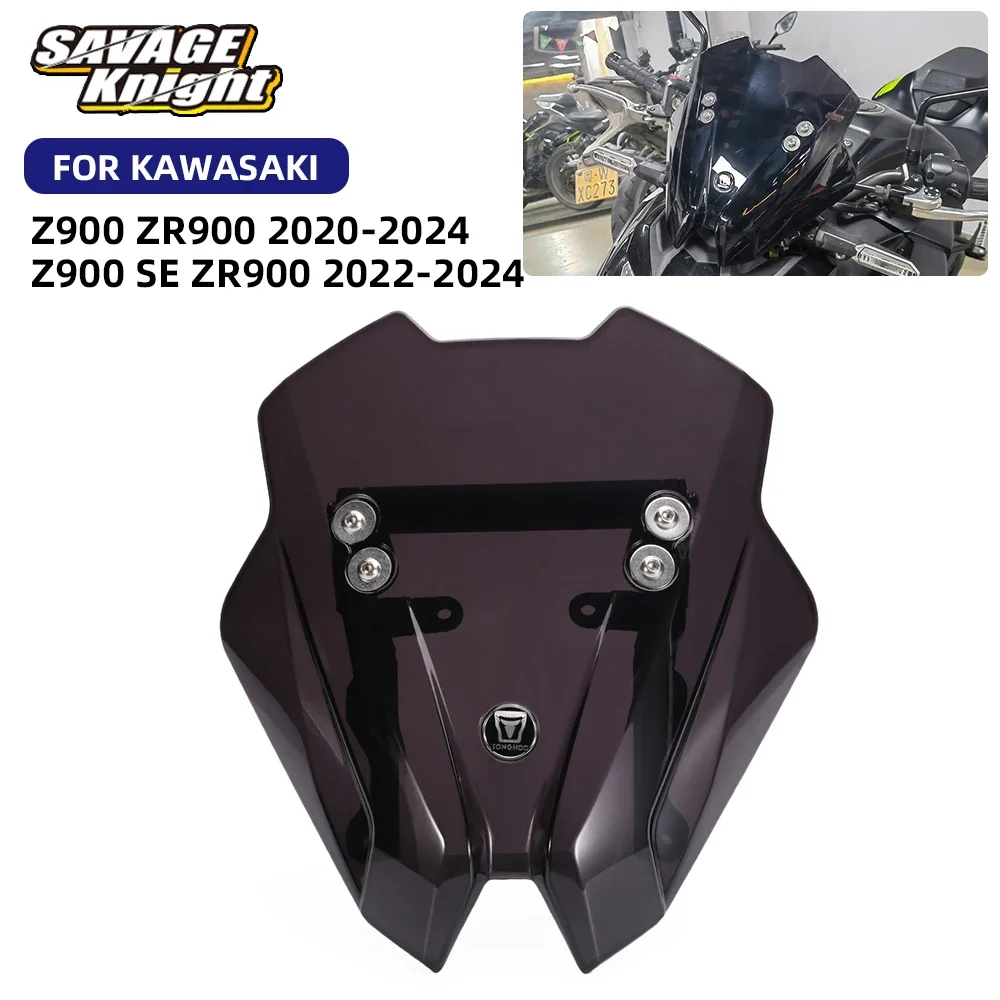 

2024 Z900 Z 900 ветровое стекло для Kawasaki Z900 ZR900 SE 2020-2023 GPS навигация удлинитель крепление кронштейн держатель