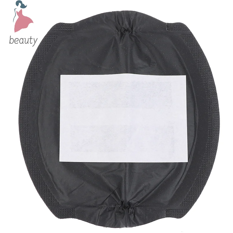 10Pcs Disposable Sweat Pads Private Breathable Urine Pad Sweat Absorbing Paste Sanitary Napkin for Men Black