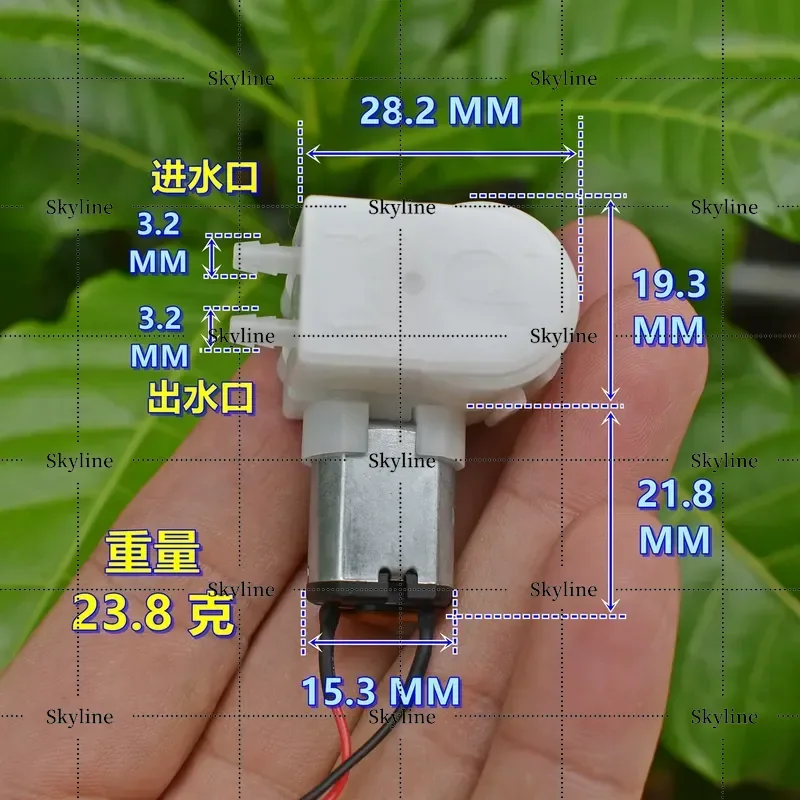Miniature Peristaltic Pump CJLP19-CA Squeeze Pump DC12V For Sweeping Robot Liquid Delivery Pump