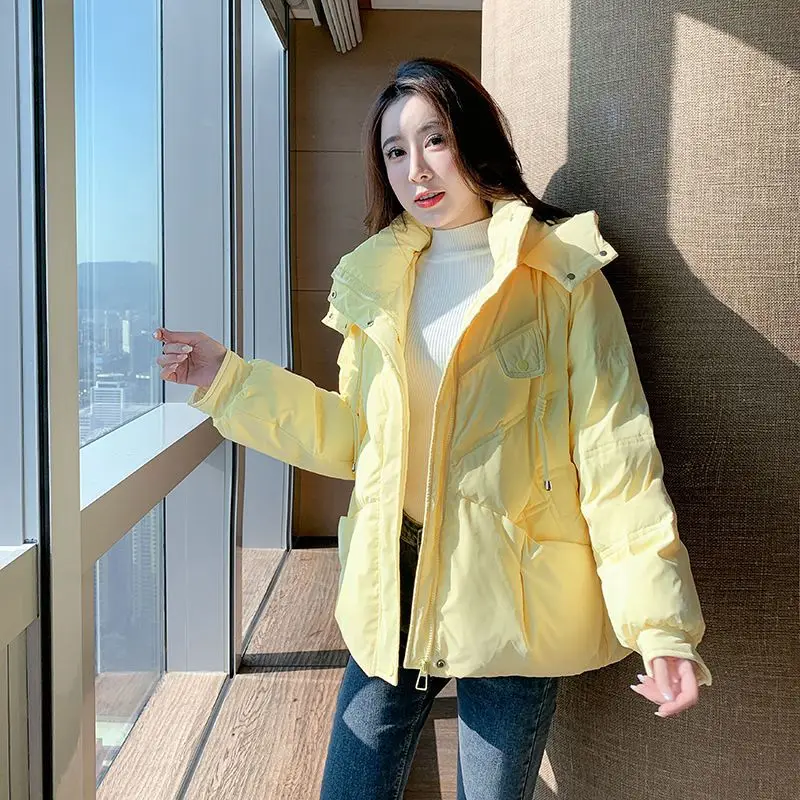 Down Jacket Women Coat Autumn Female Spring Jackets for Warm Quilted Outerwear Ladies and Light  Ultralight Hooded G917