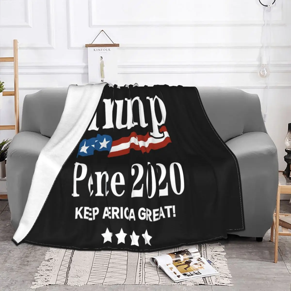 Trump Pence 2020 Political Election Tees Unisex S 6Xl Casual Trend Brand New Swag Hot Sell Throw Blanket