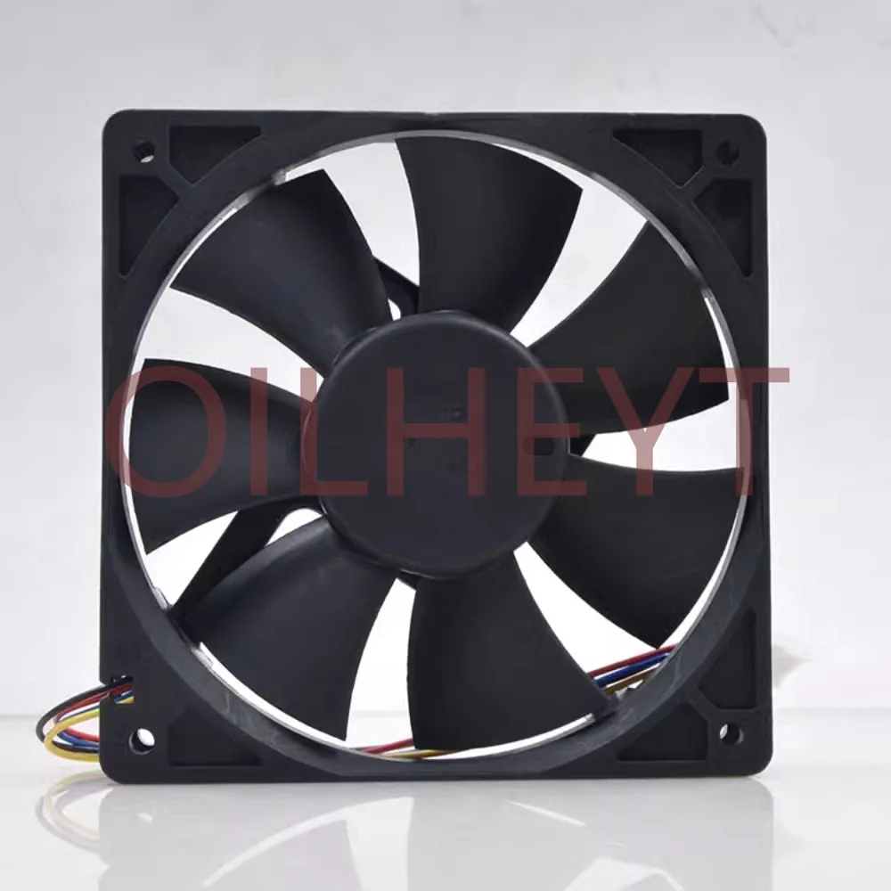 For Delta AFB1212VH 12025 12V 0.6A 12CM 4-wire Computer Chassis High Air Volume Cooling Fan