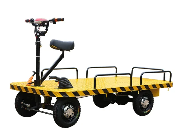 Bulk sales in industrial parks 1000kg with guardrail electric trolley cart puller（Styles are available for selection）