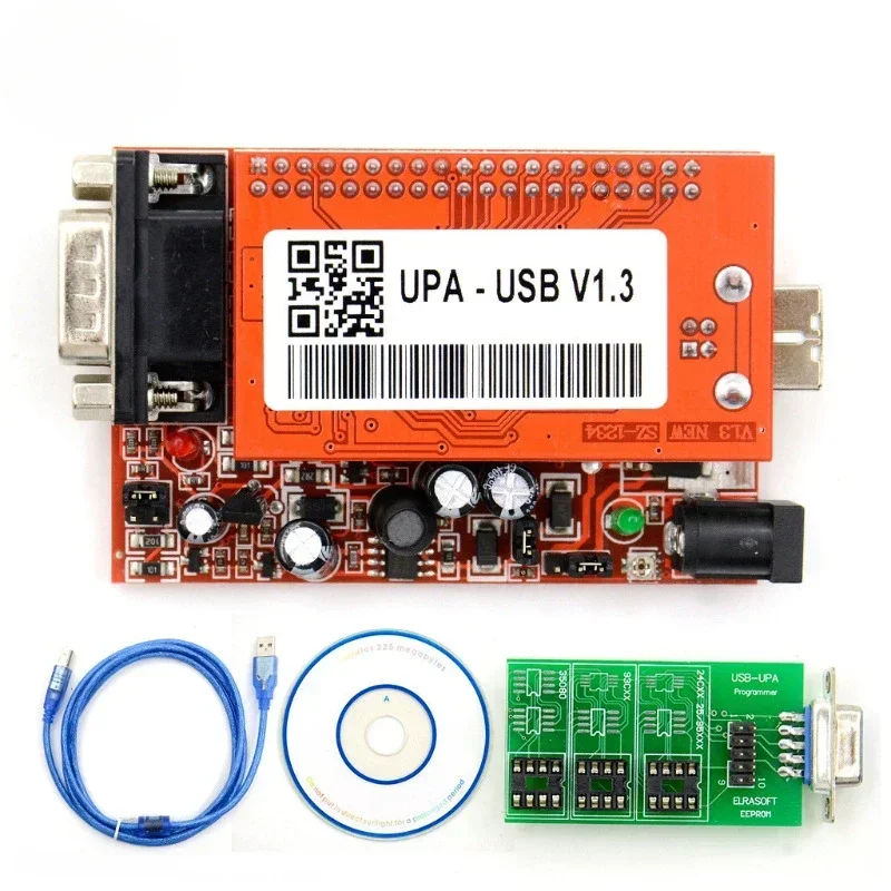 UPA USB PRO V1.3 SN:050D5A5B ECU Chip Tunning with 350MB Full Script Upa Usb Programmer 2023 Full Eeprom Adapter Supported Win10