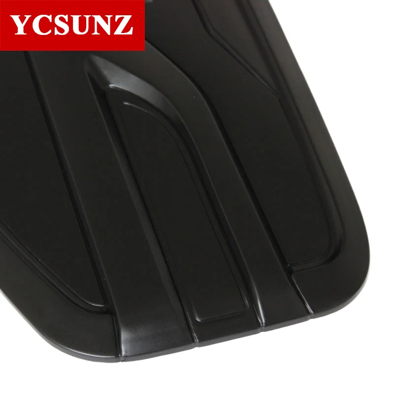 Matte Black Chrome Fuel Tank Cap Cover For Ford Ranger Wildtrak 2012-2019 T6 T7 T8 Double Cabin 2020 2021 Car Styling